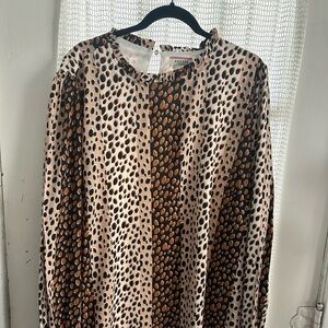 ANDREE BY UNIT Leopard Print Dress - Size 3x